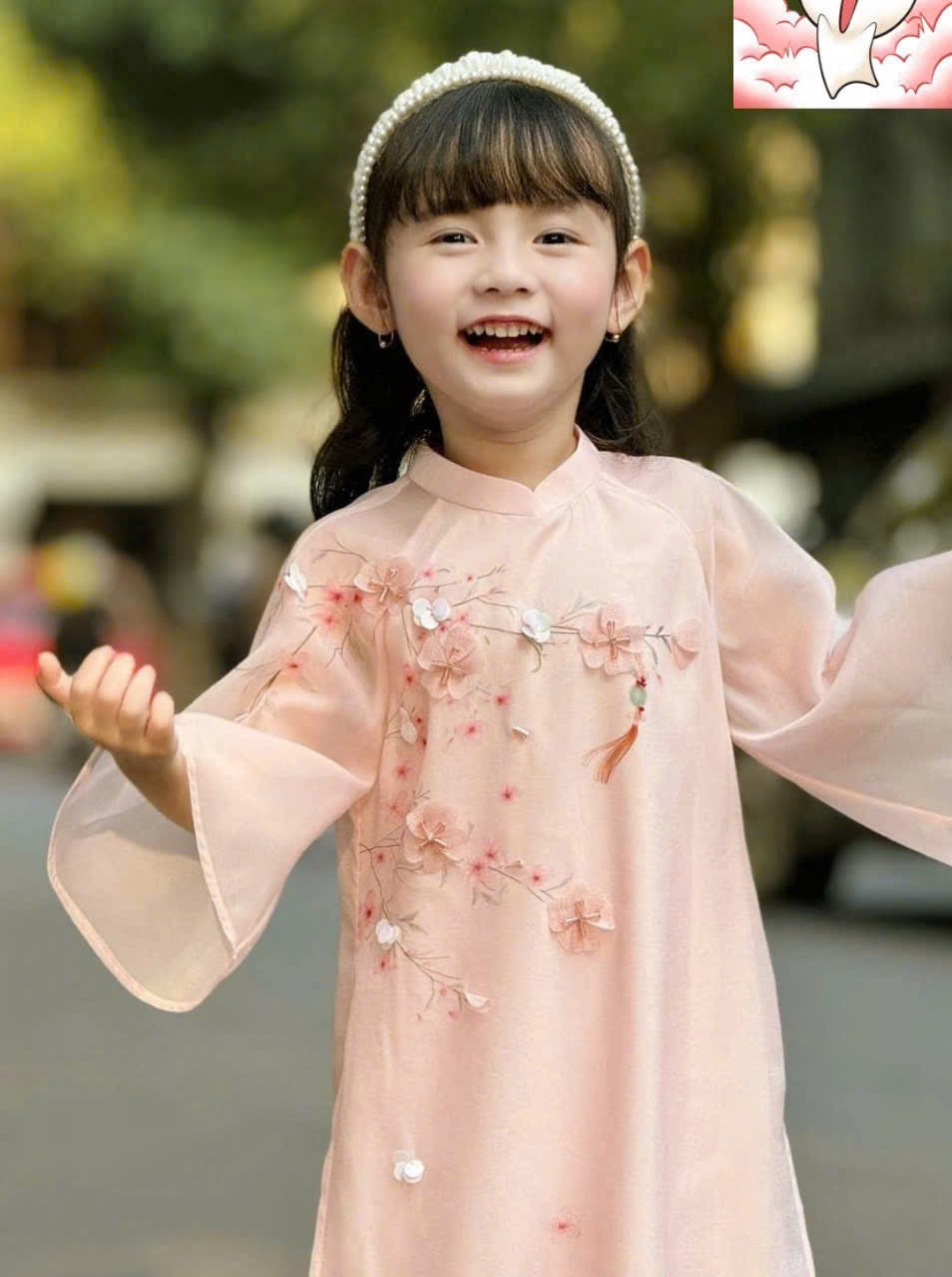 Áo Dài for girls / T113