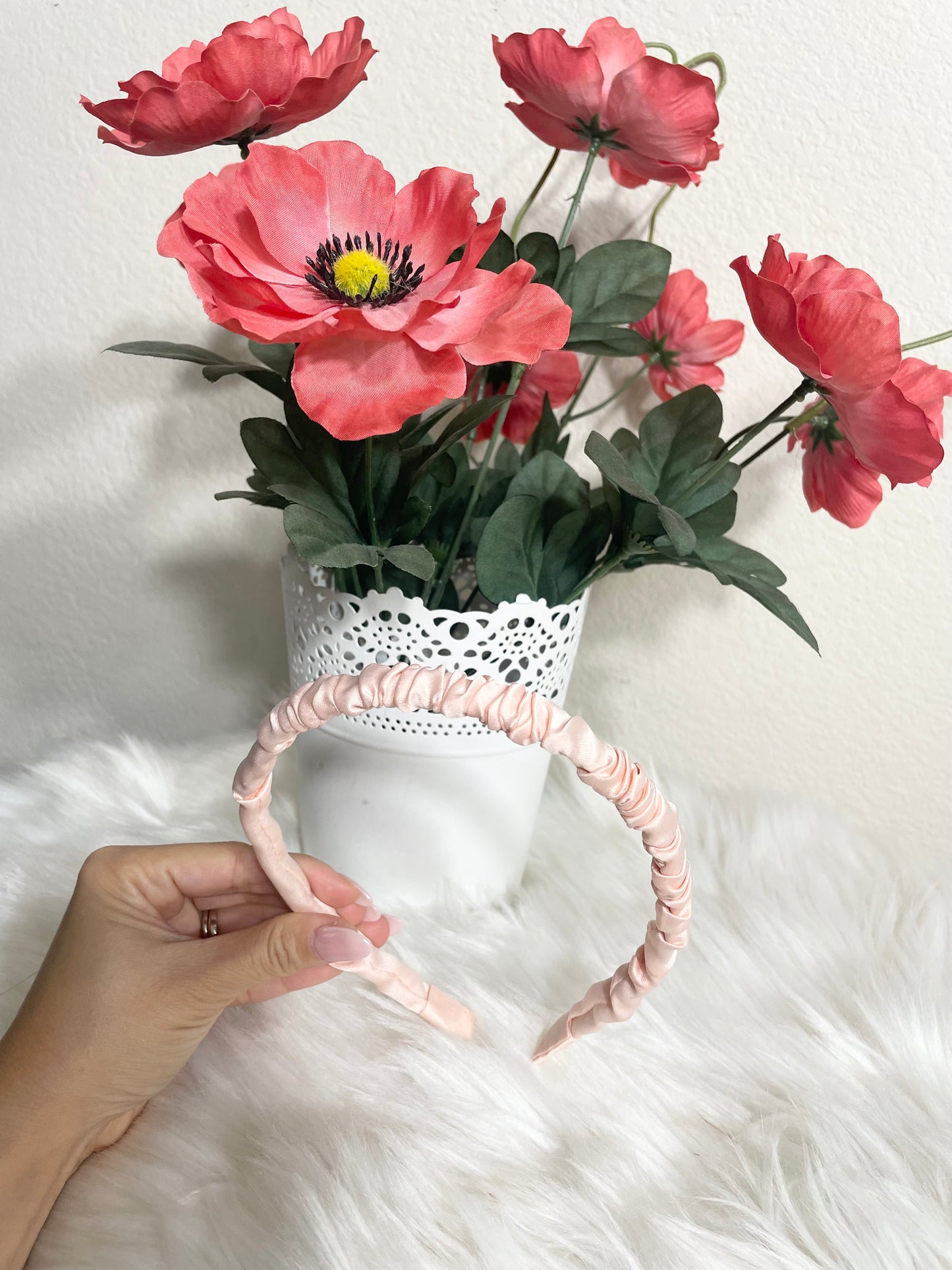 Blush pink Headpieces for Ao Dai\ Modern Ao Dai/ Ao Dai for women/ Ao Dai Viet Nam| Lunar New Year|A19