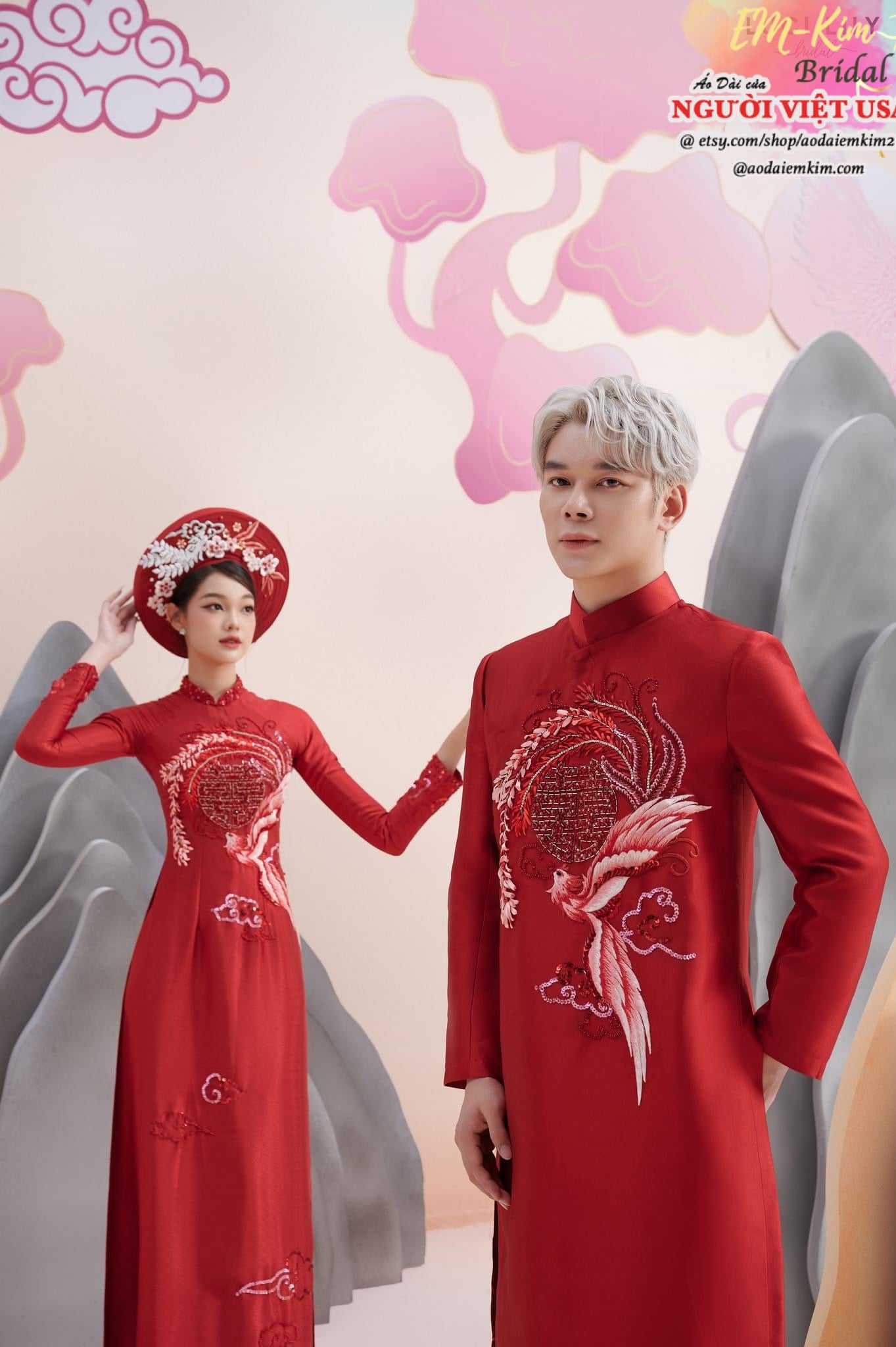 CHARLOTTE - Red Wedding Áo Dài