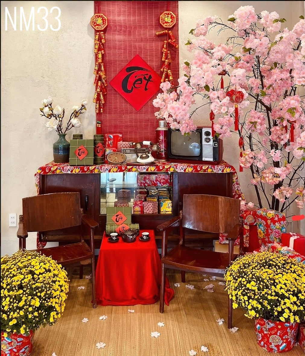 NM33 ( Pre-order -12 days) Tết Decoration Backdrop
