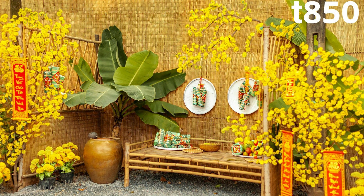 Tết Decoration Backdrop (Multiple style) 11