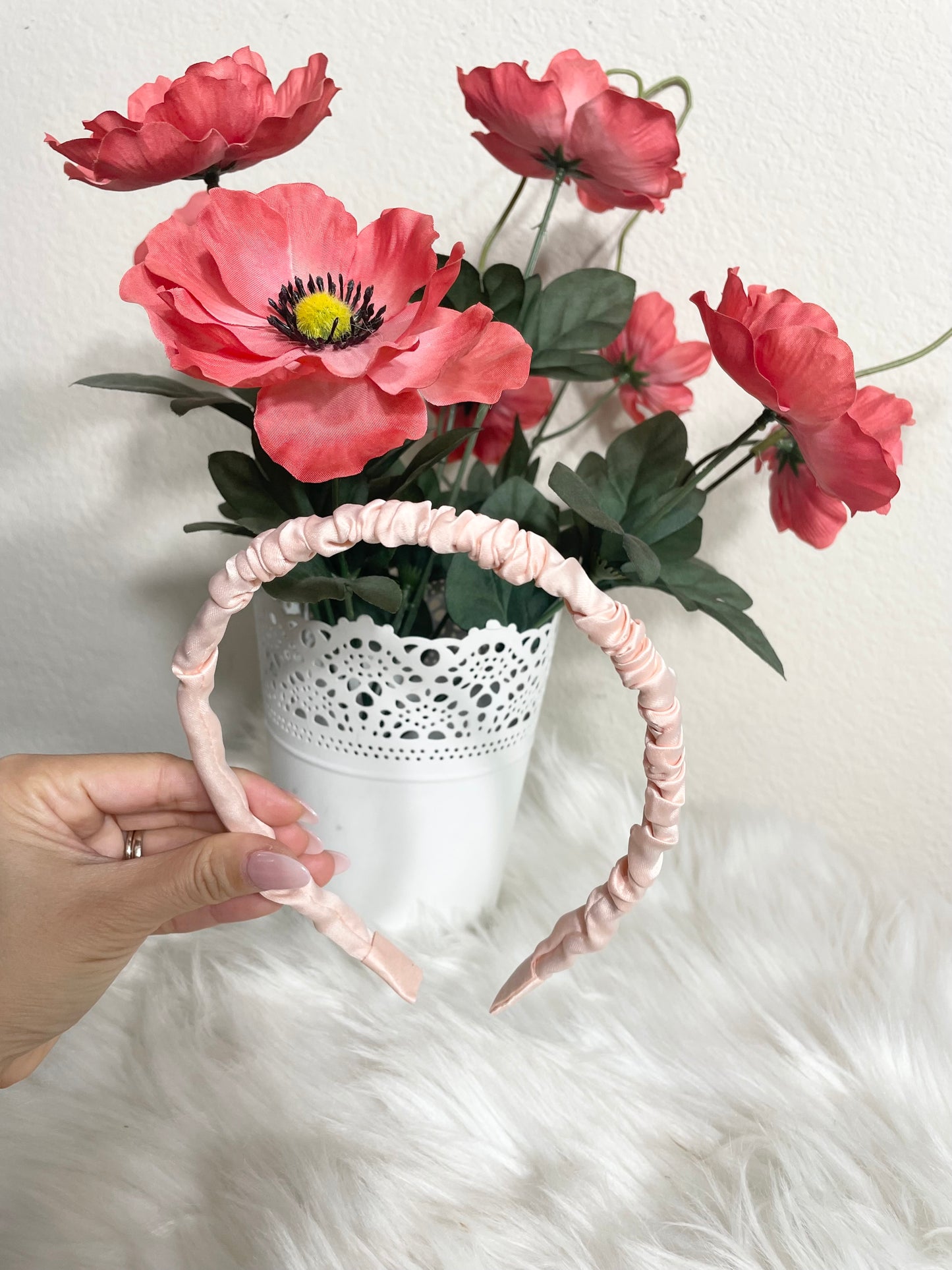 Blush pink Headpieces for Ao Dai\ Modern Ao Dai/ Ao Dai for women/ Ao Dai Viet Nam| Lunar New Year|A19