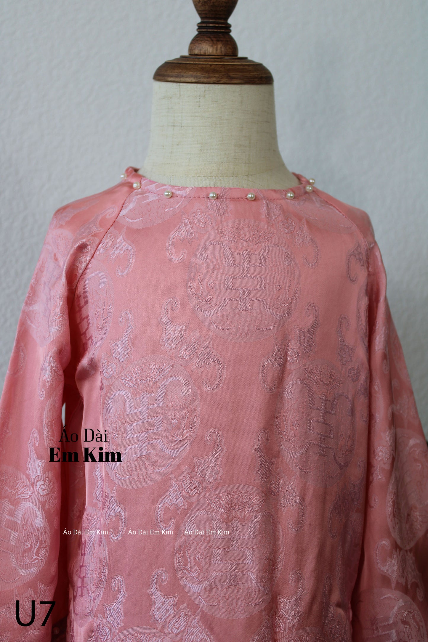 Gấm Áo Dài Pink for Girls | U7