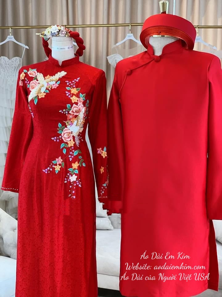 ISABELLA -Red Wedding Áo Dài