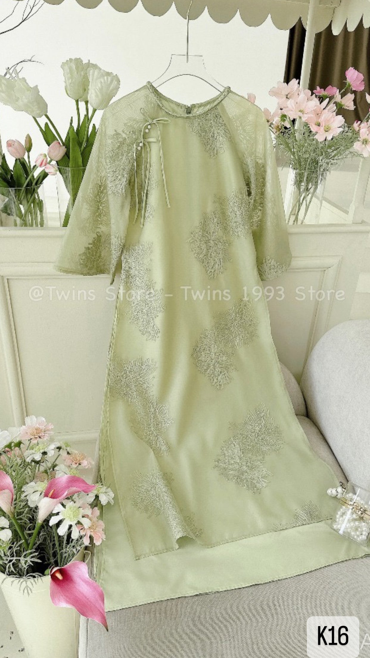 Embroidery Ao Dai Multiple color  | K16