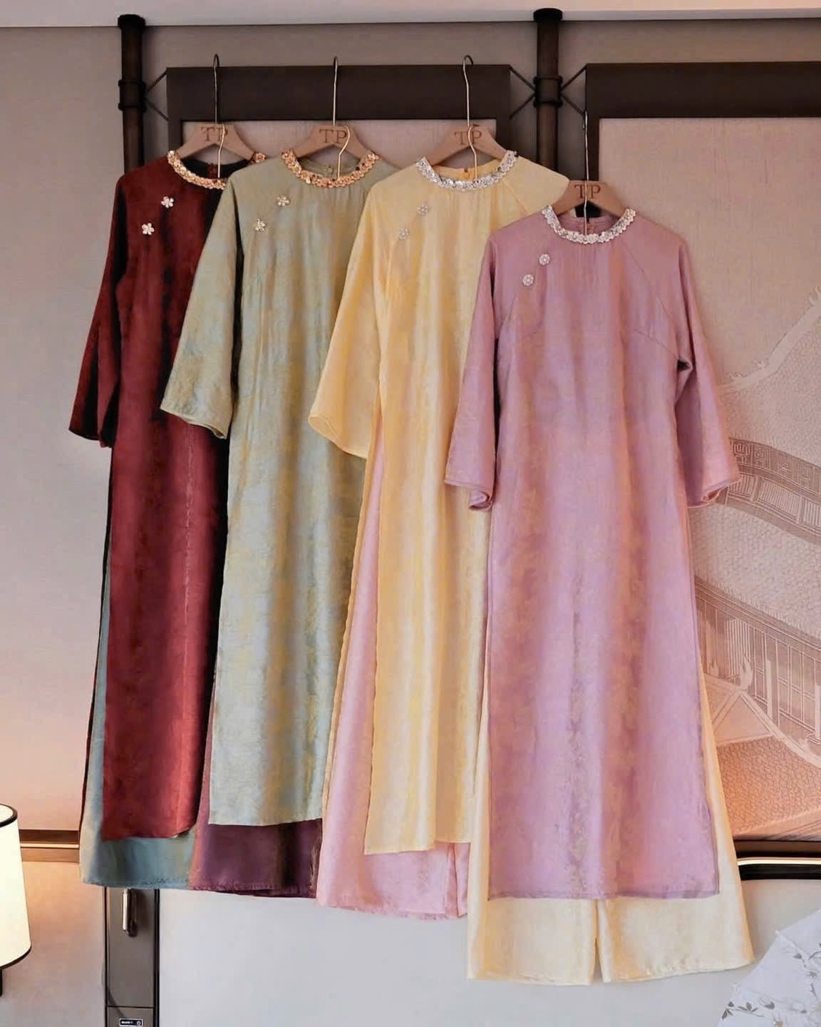 Gấm tencel Ao Dài Cách Tân C1 ( 4 color)