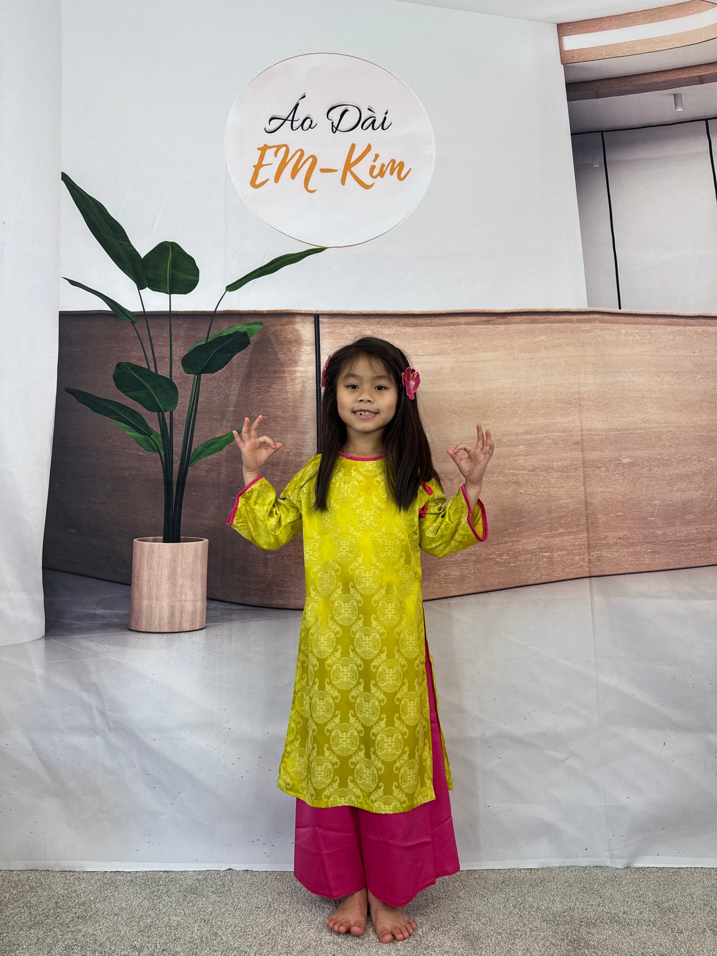 Gấm Áo Dài  Yellowfor Girls | U8