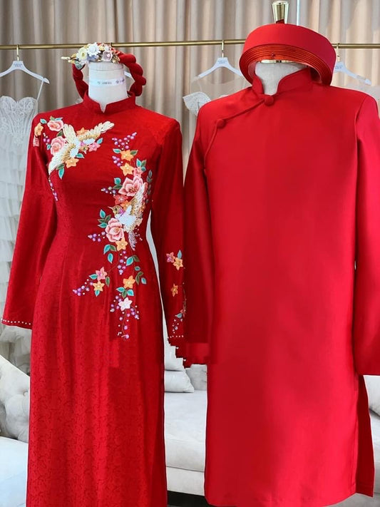 ISABELLA -Red Wedding Áo Dài