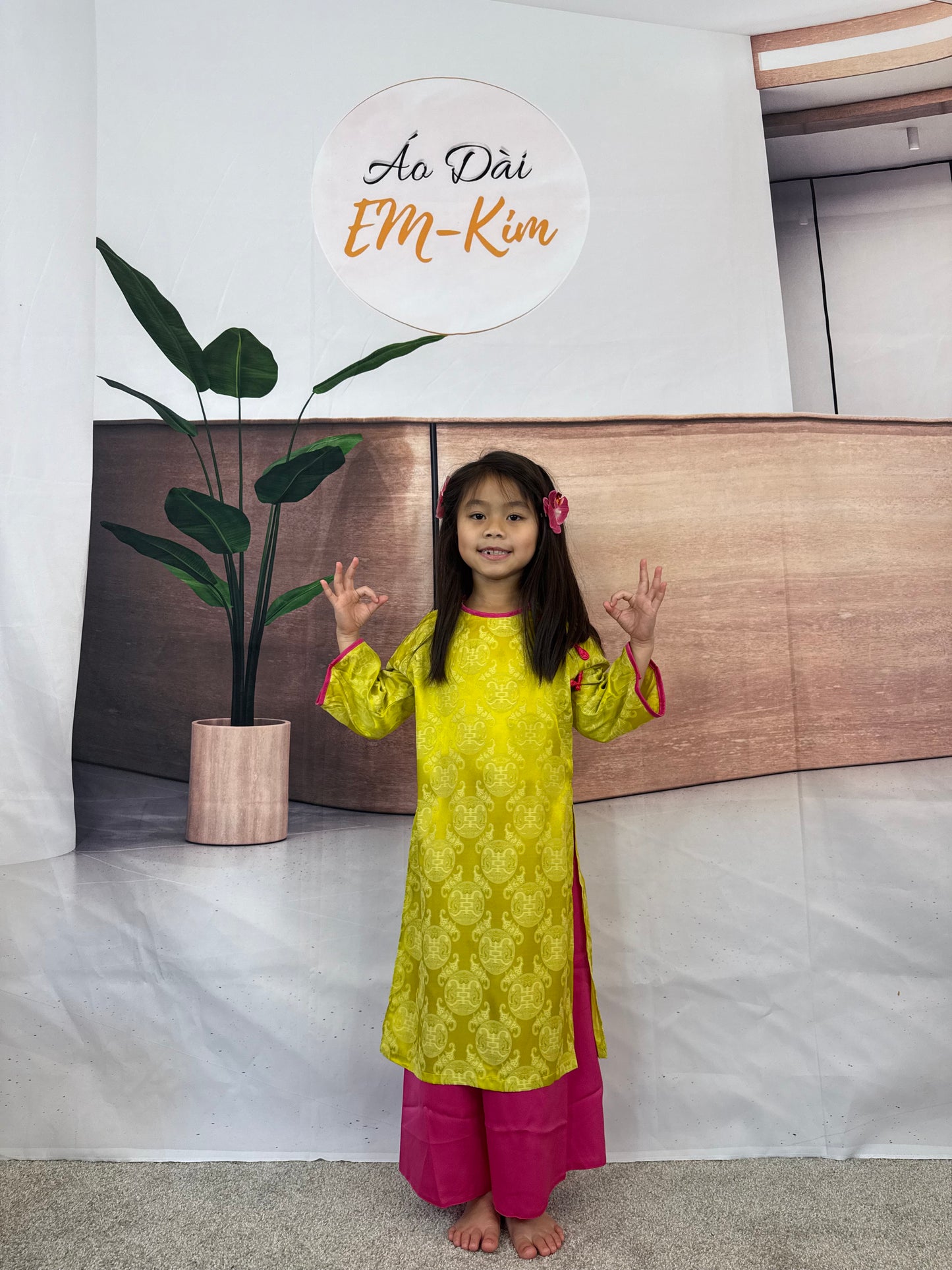 Gấm Áo Dài  Yellowfor Girls | U8