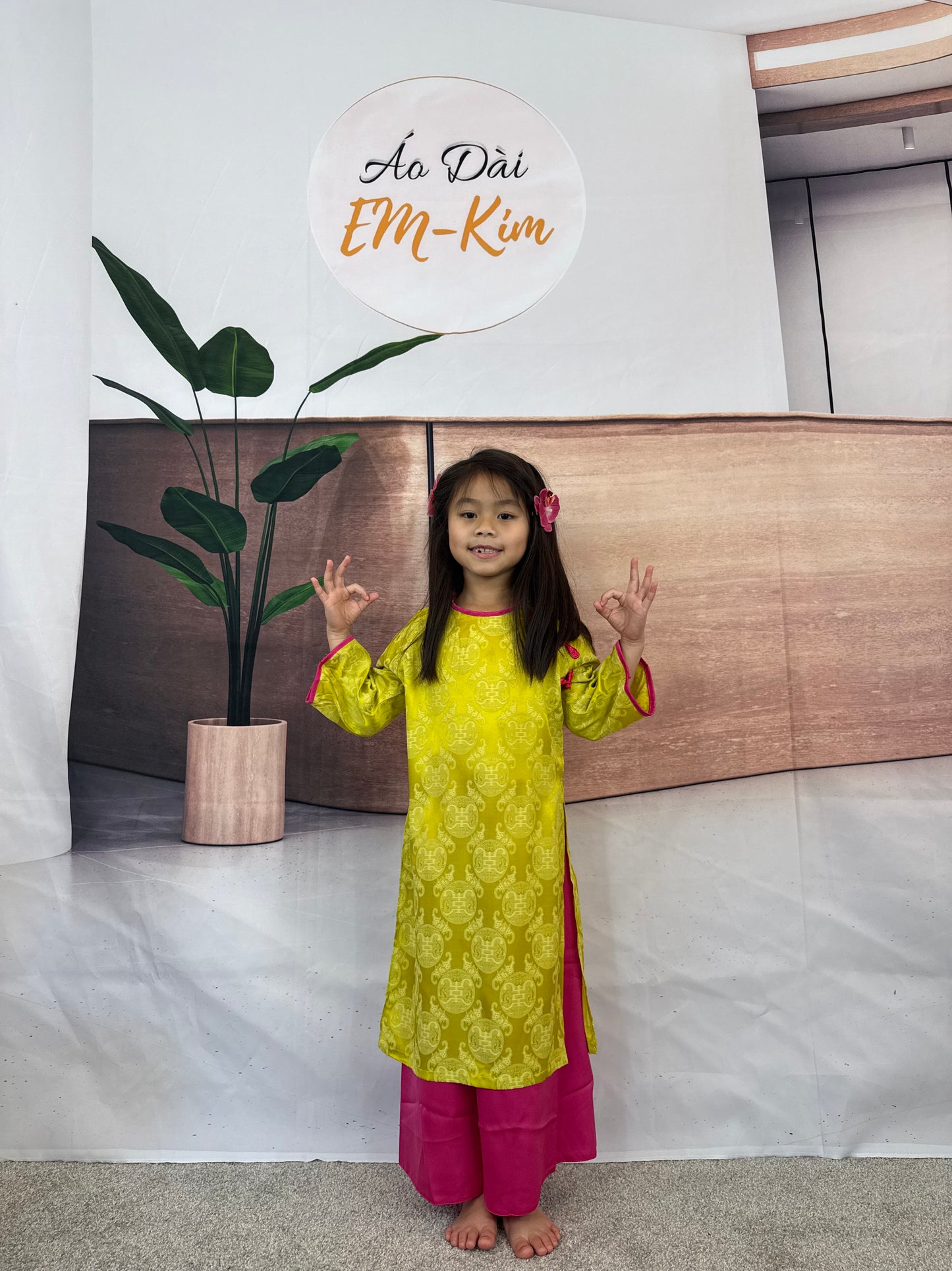 Gấm Áo Dài  Yellowfor Girls | U8