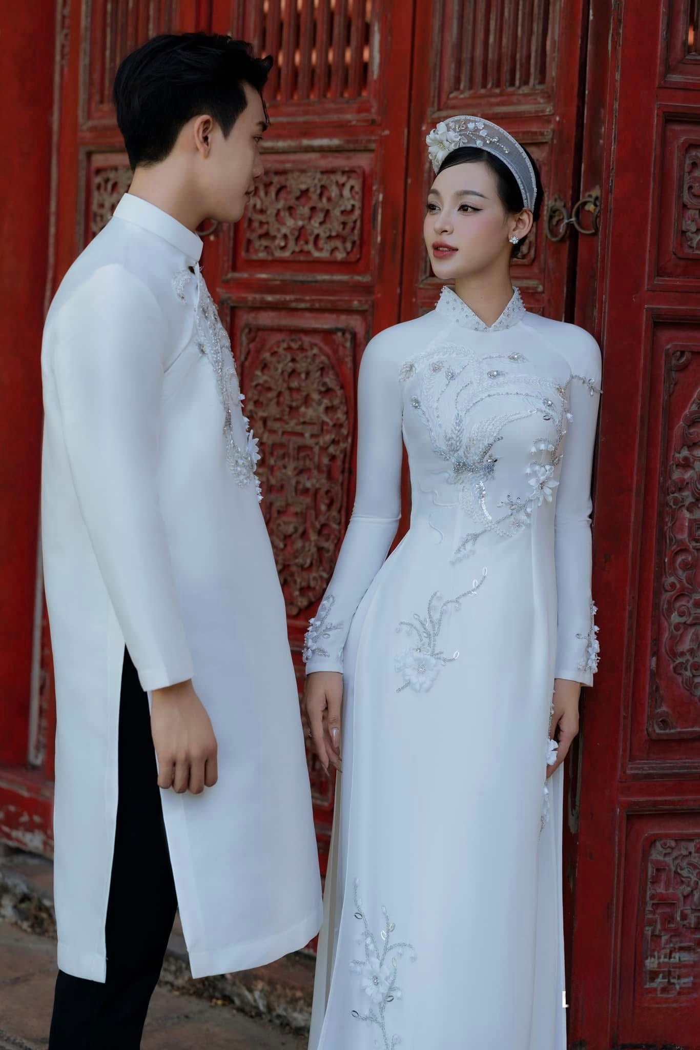 LUNA - White Wedding Áo Dài