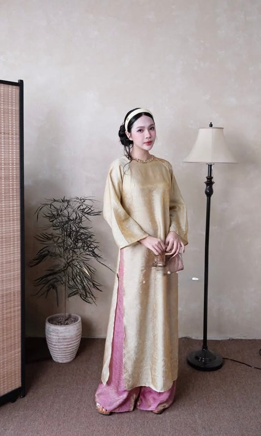 Gấm Tencel Green with gam pants C4 ( S-3XL)