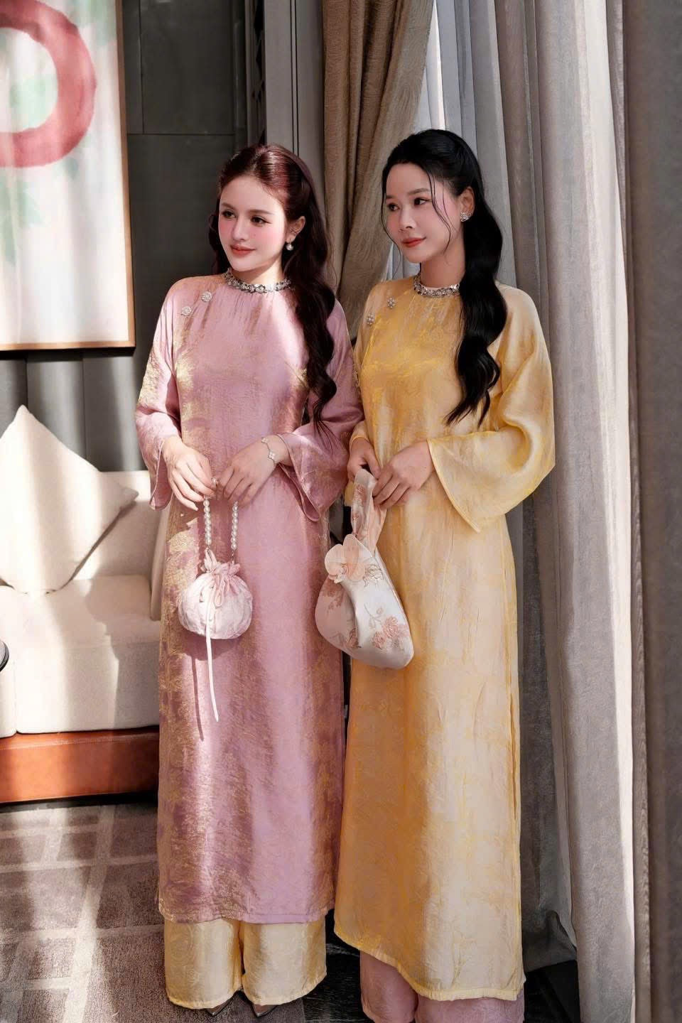 Gấm tencel Ao Dài Cách Tân C1 ( 4 color)