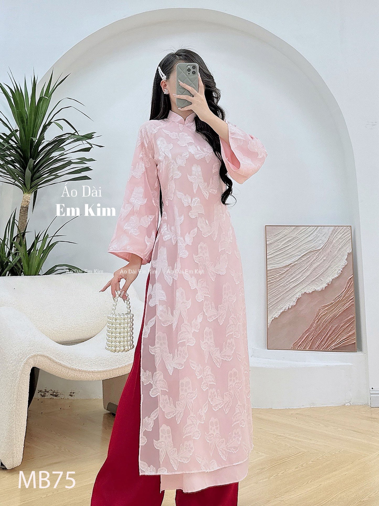 Mommy Daughter pink to matching dress MB75