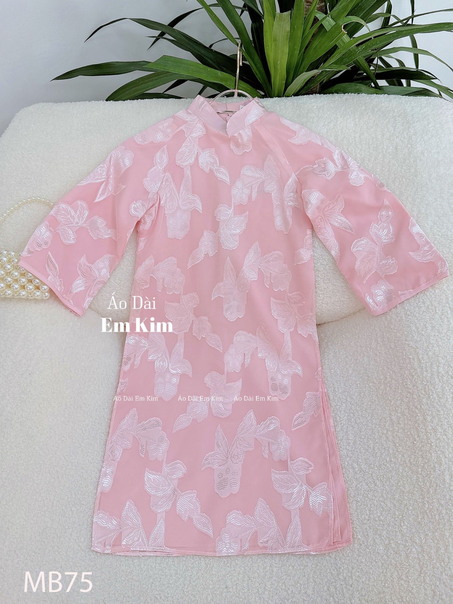 Mommy Daughter pink to matching dress MB75