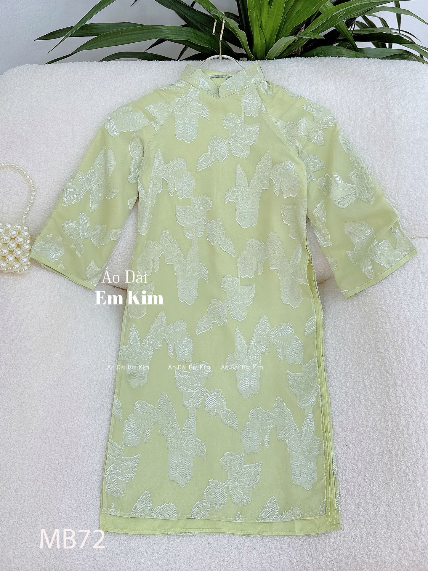 Mommy Daughter Green Tơ Flowers MB72