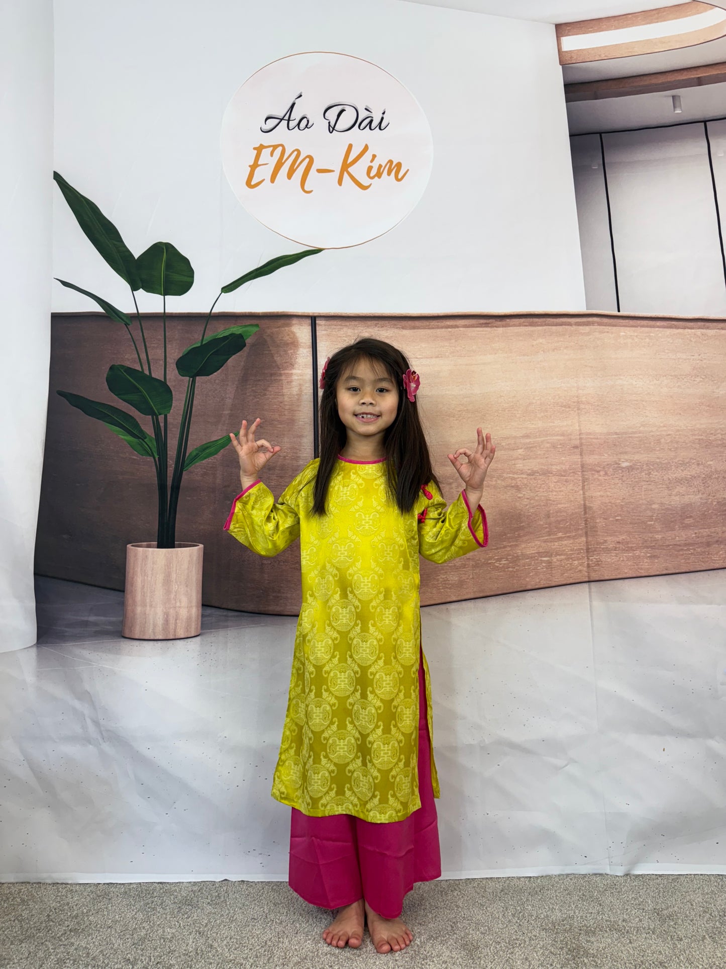 Gấm Áo Dài  Yellowfor Girls | U8