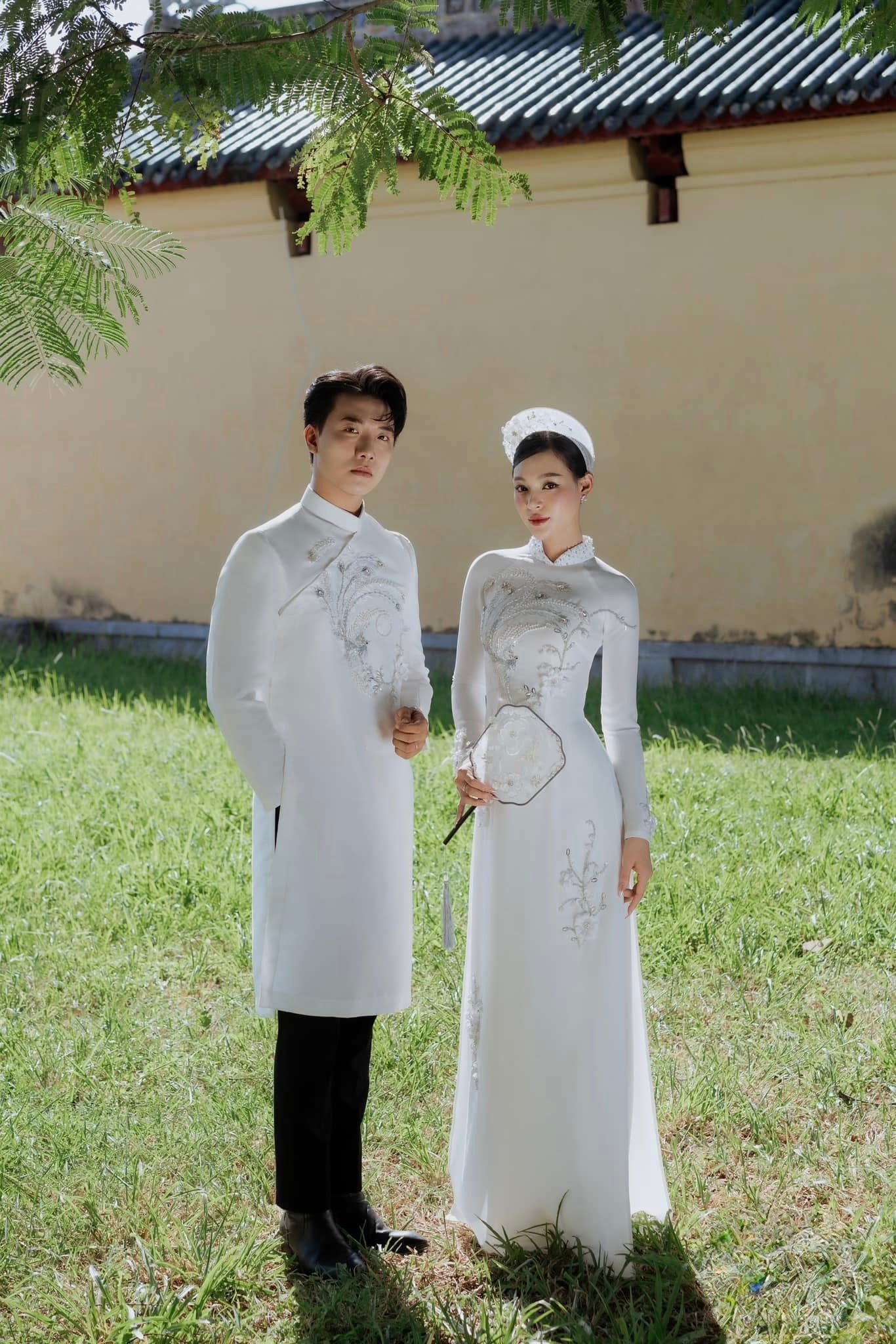 LUNA - White Wedding Áo Dài