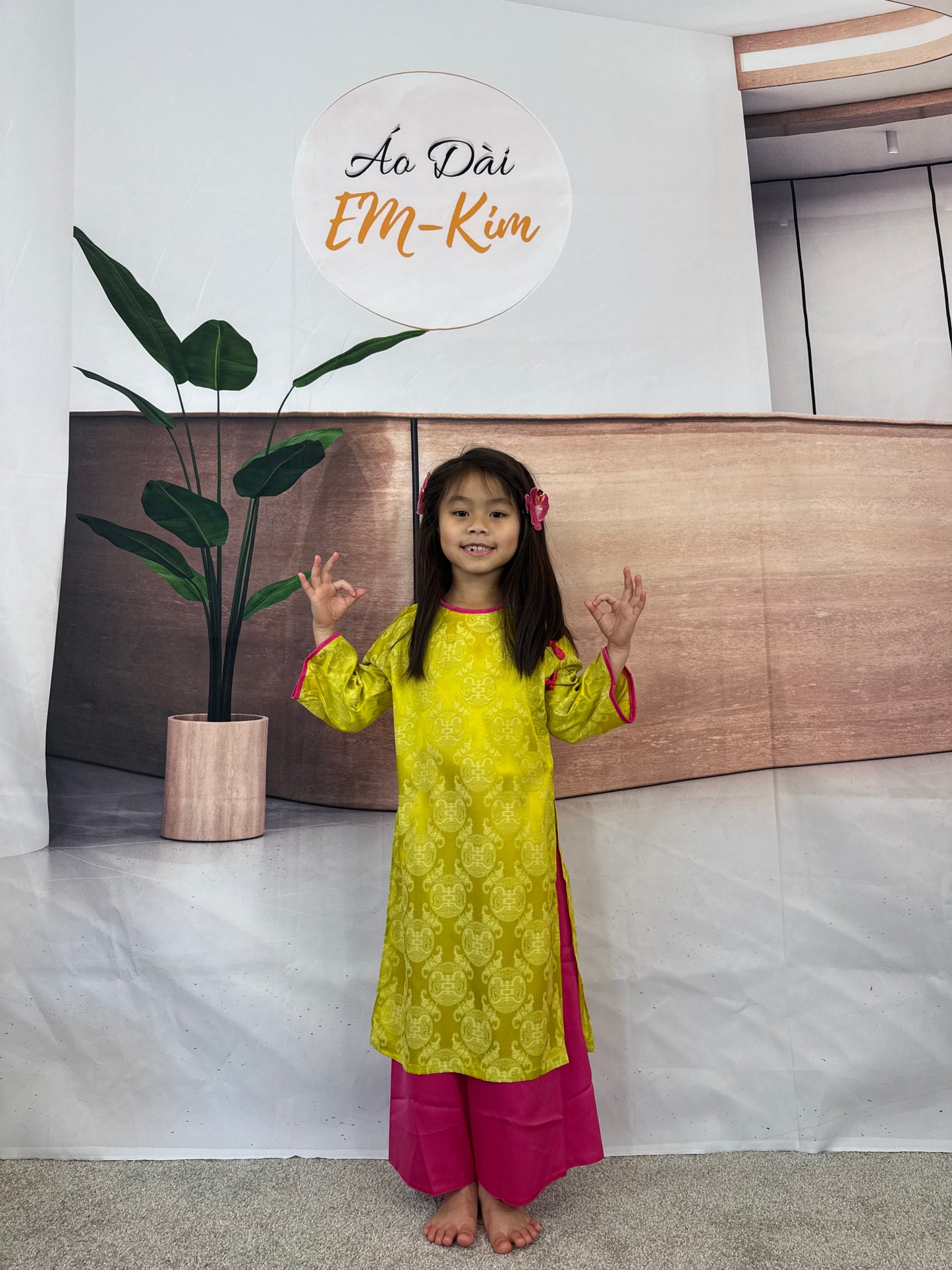 Gấm Áo Dài  Yellowfor Girls | U8