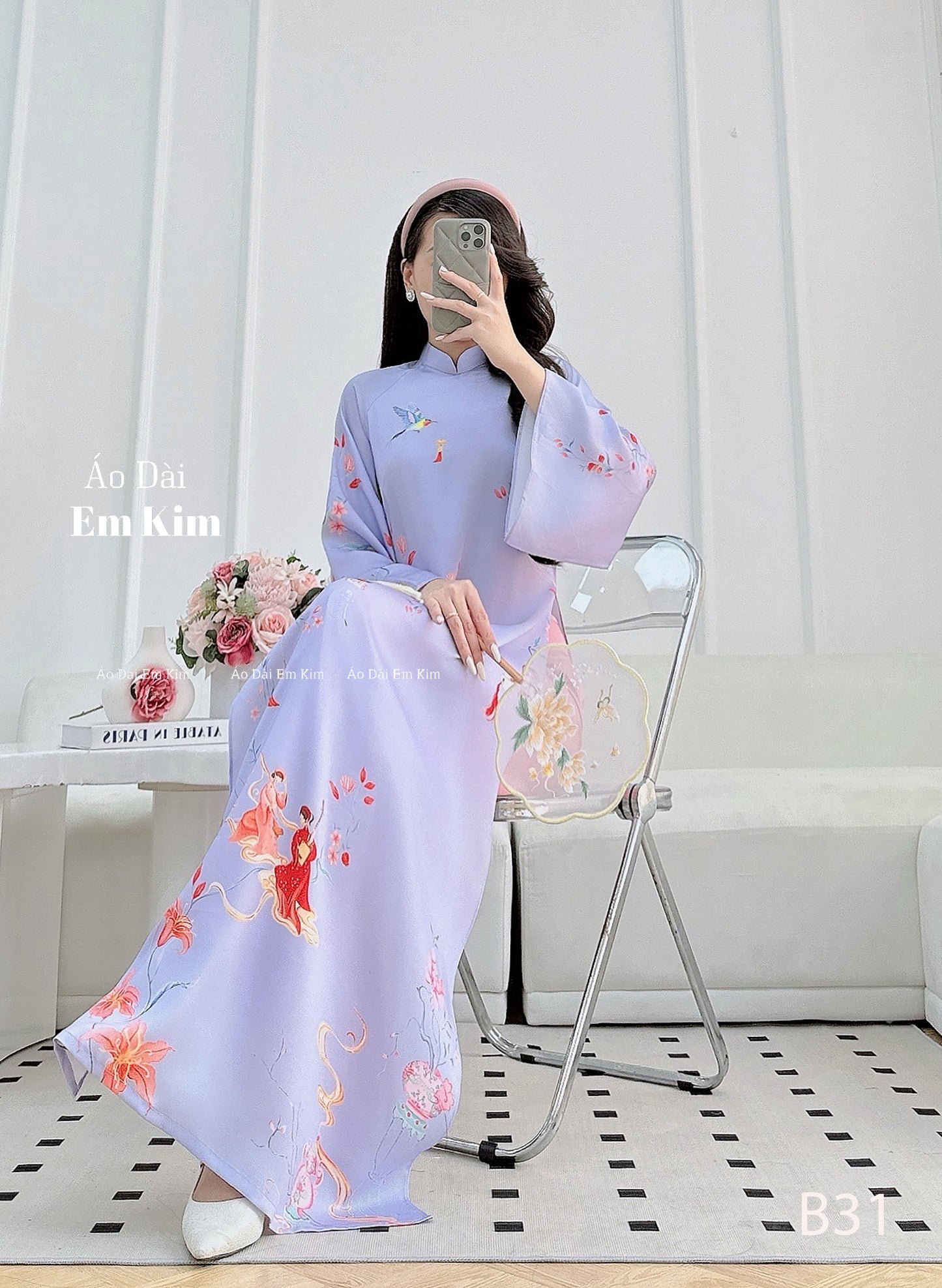 Purple Tet 2026 Ao Dai lua