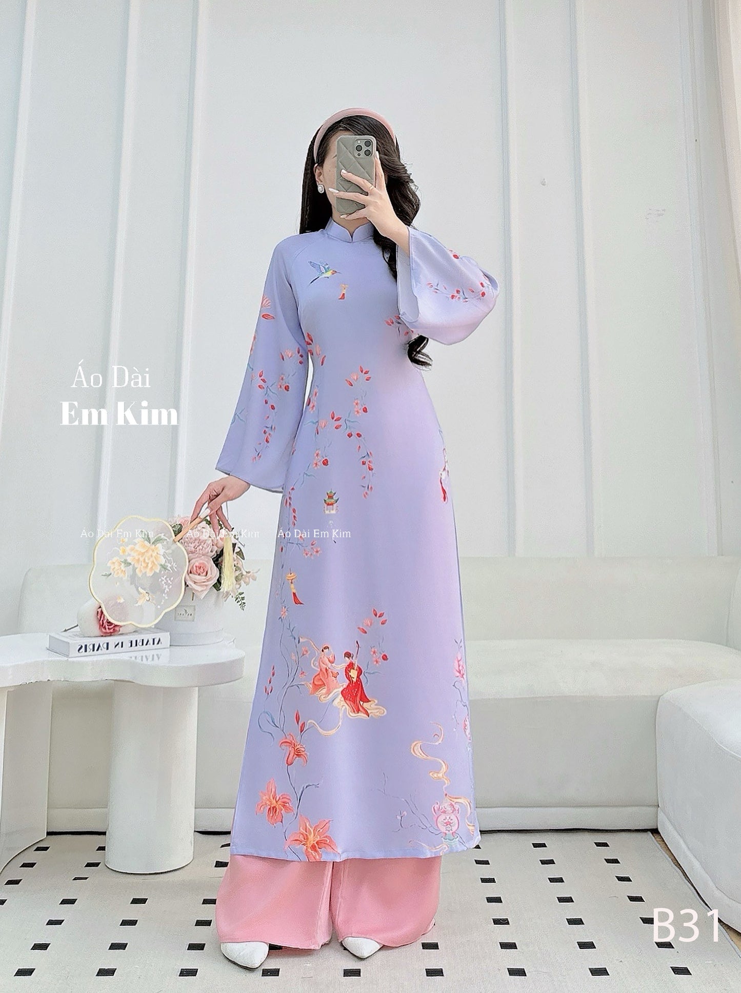Purple Tet 2026 Ao Dai lua