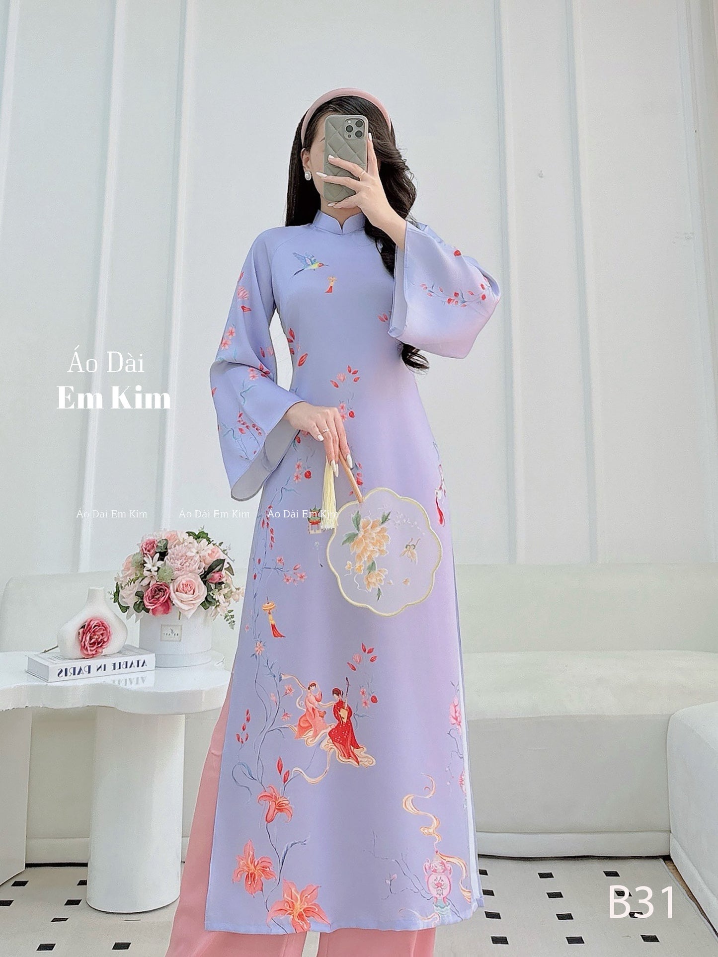 Purple Tet 2026 Ao Dai lua