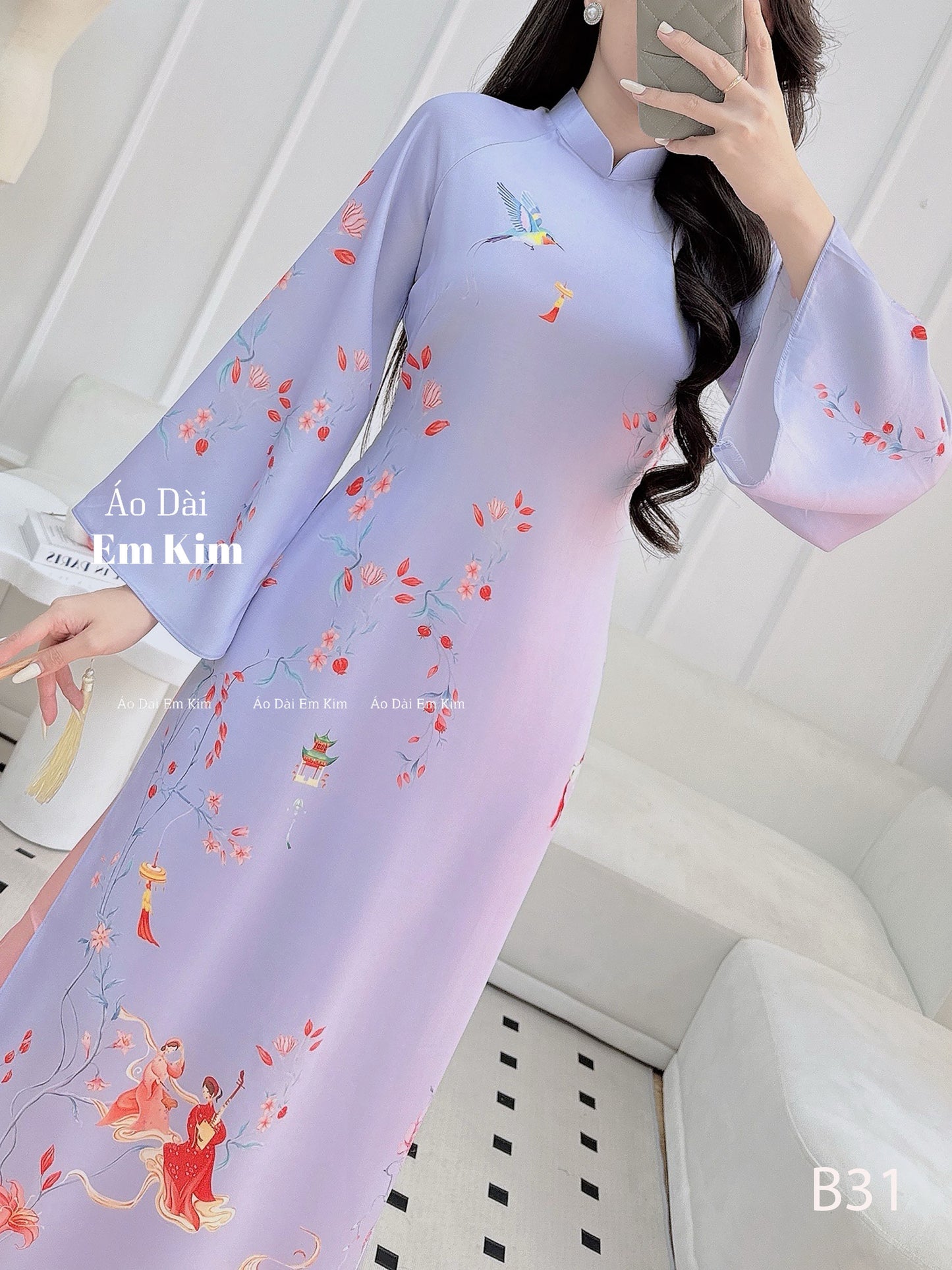 Purple Tet 2026 Ao Dai lua