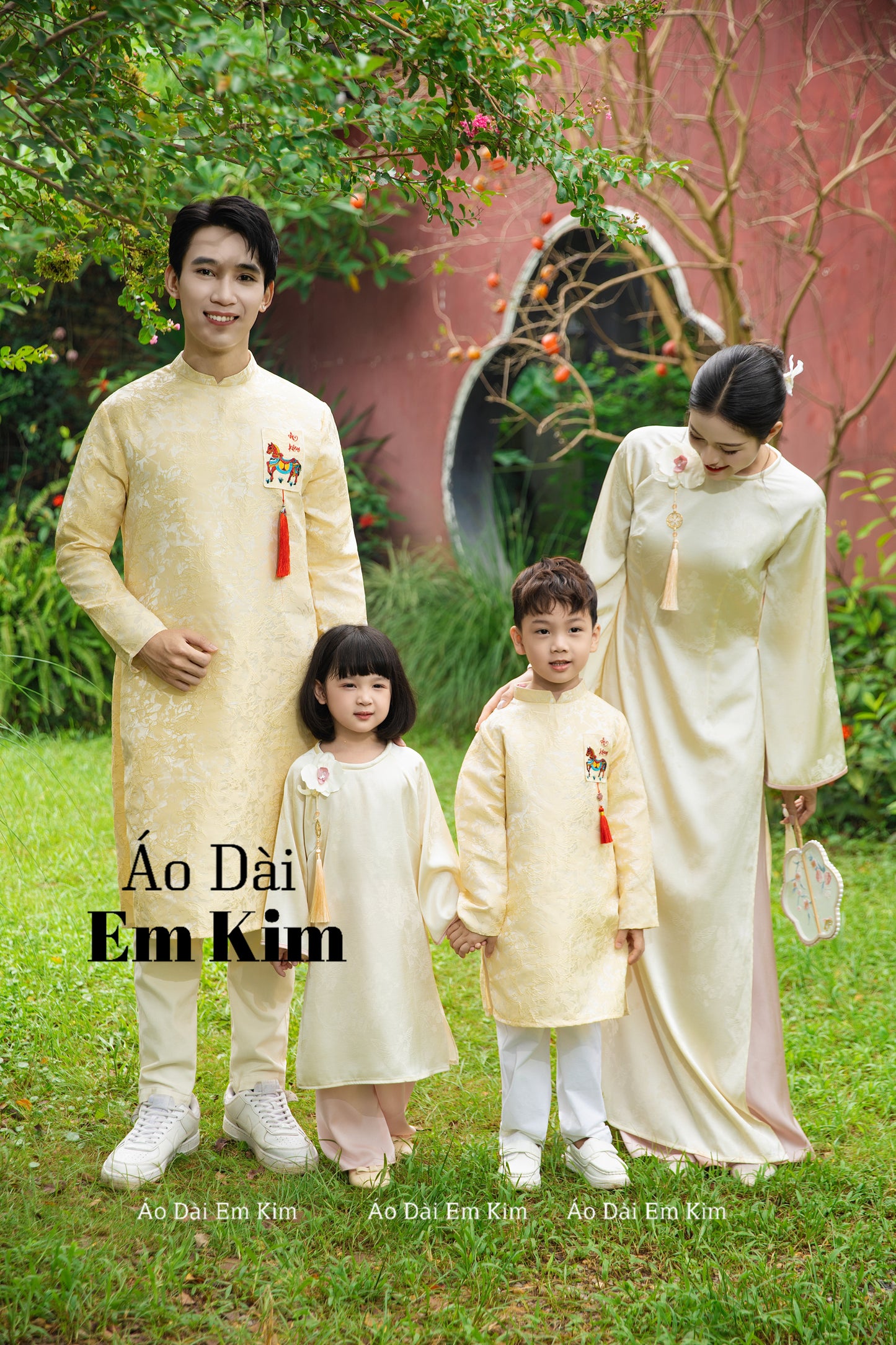 Yellow Family Matching Ao Dai, GD61