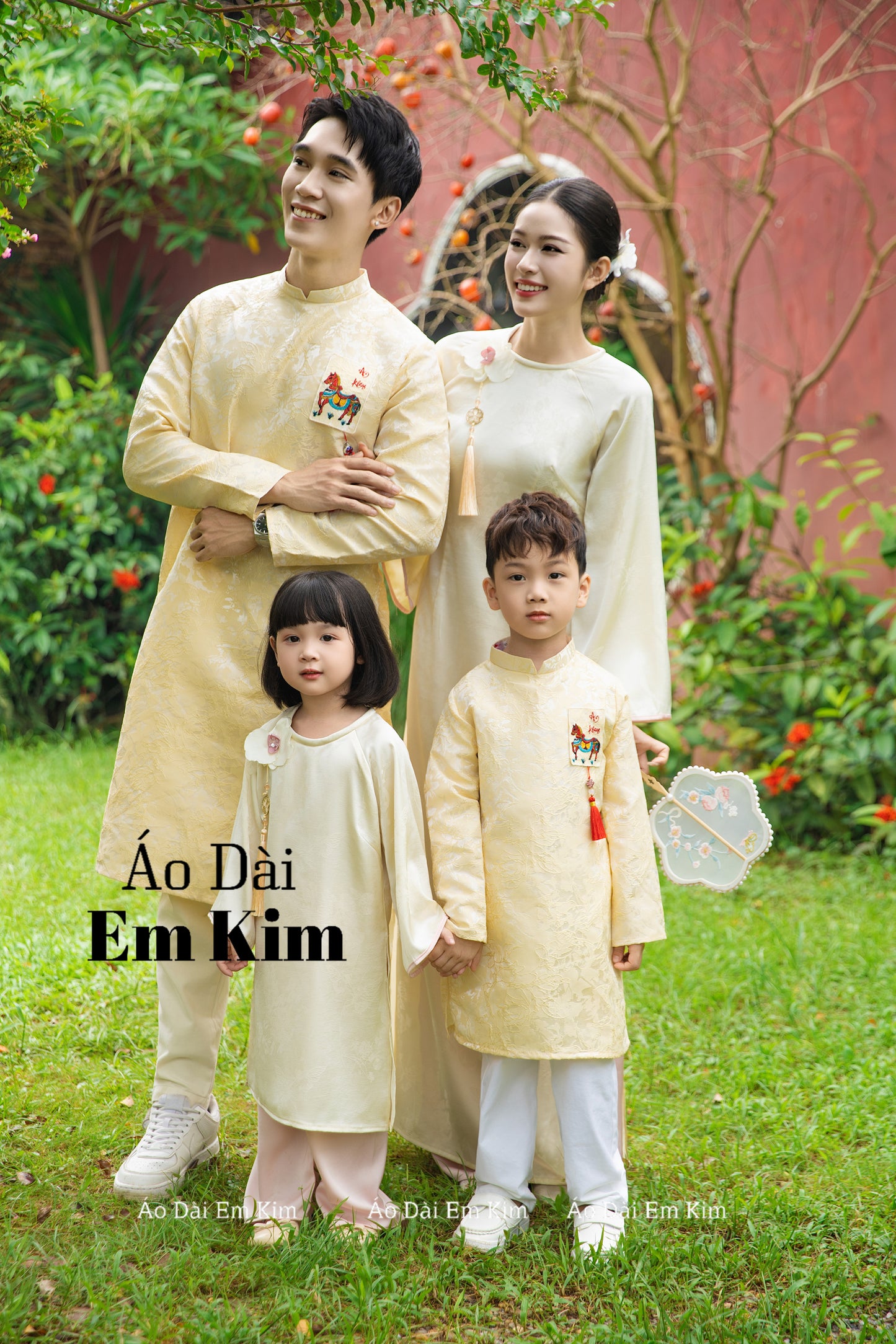 Yellow Family Matching Ao Dai, GD61