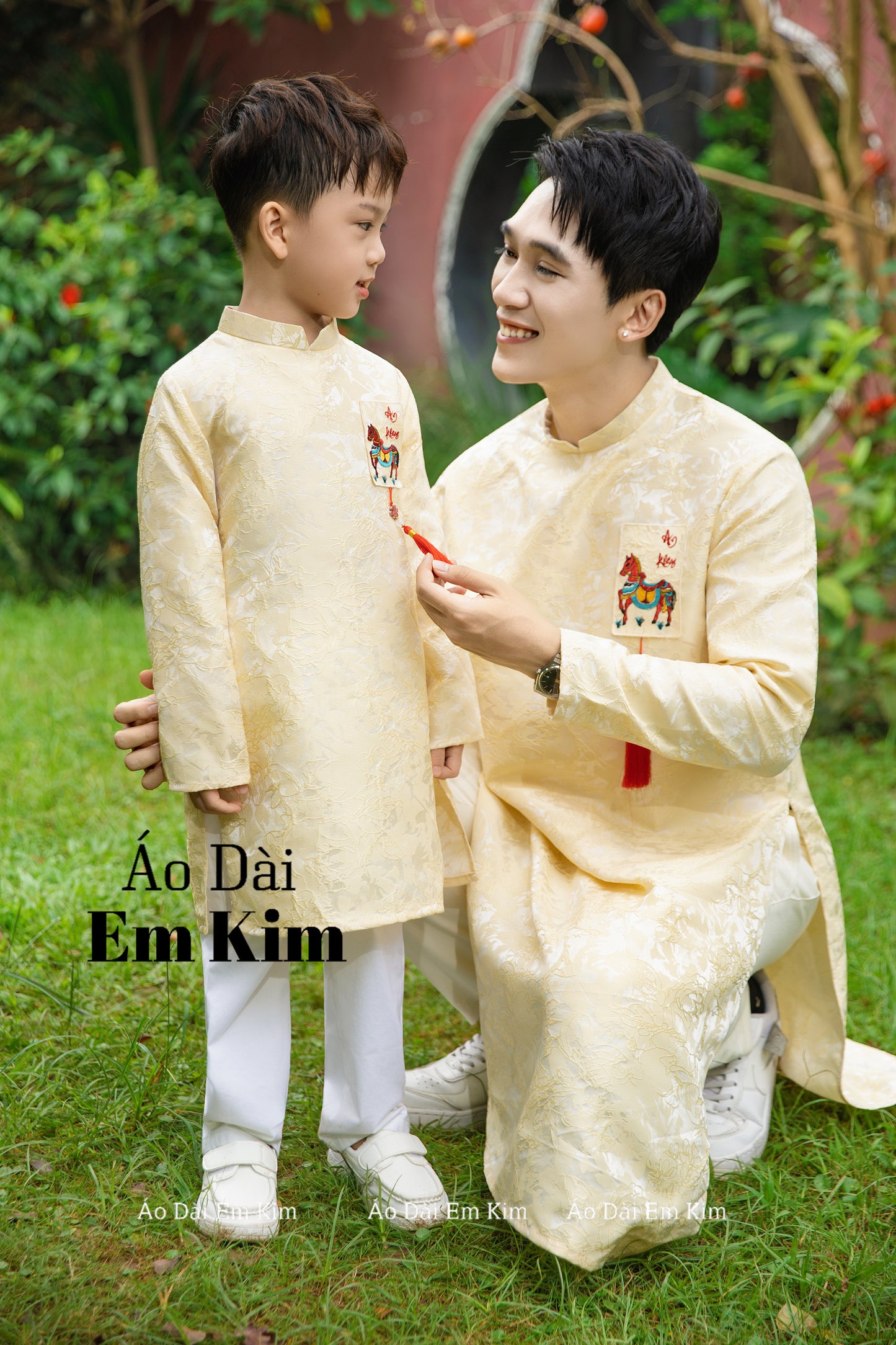 Yellow Family Matching Ao Dai, GD61