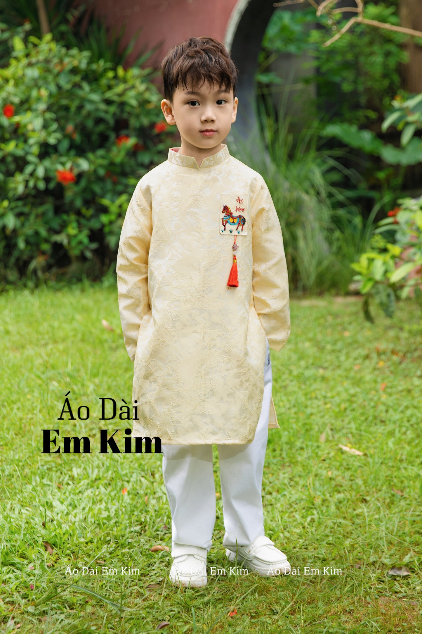 Yellow Family Matching Ao Dai, GD61