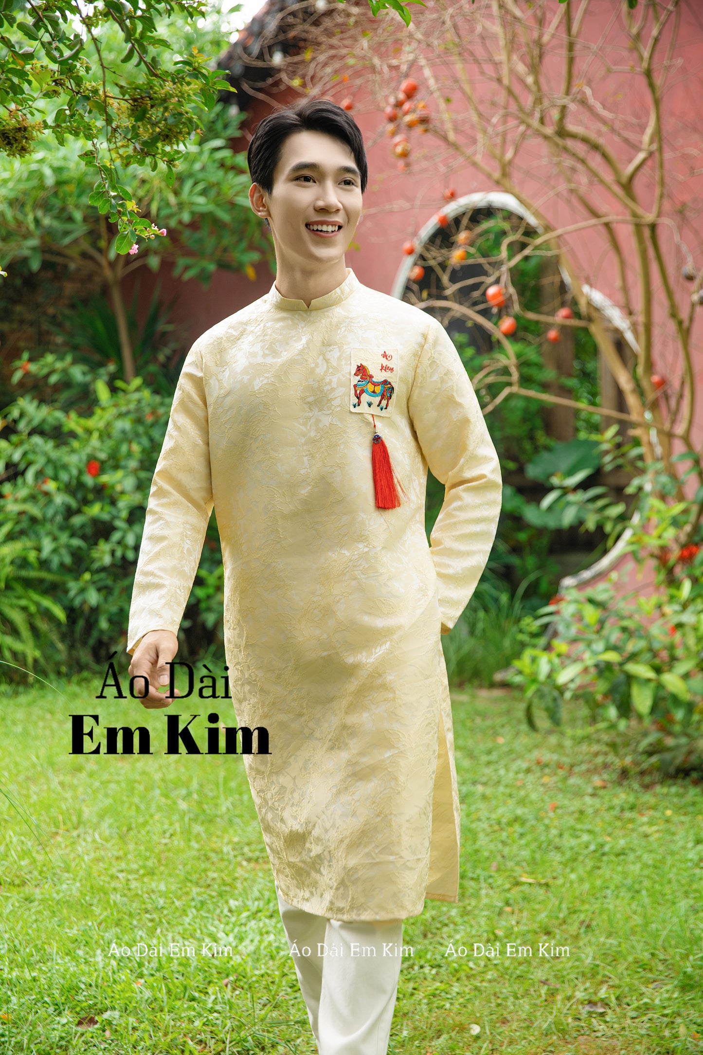 Yellow Family Matching Ao Dai, GD61
