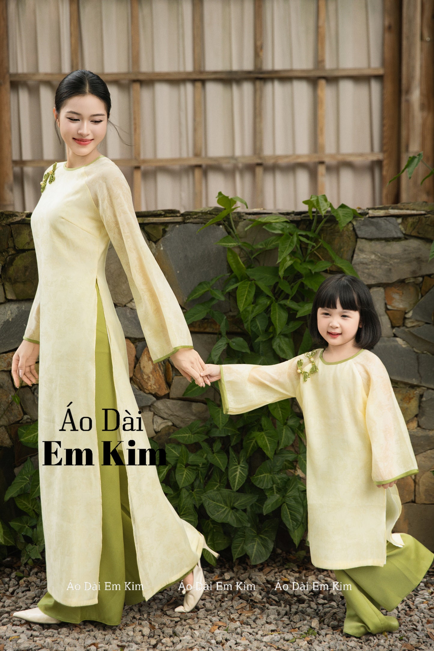 Mommy Daughter Yellow bow matching dress MB80