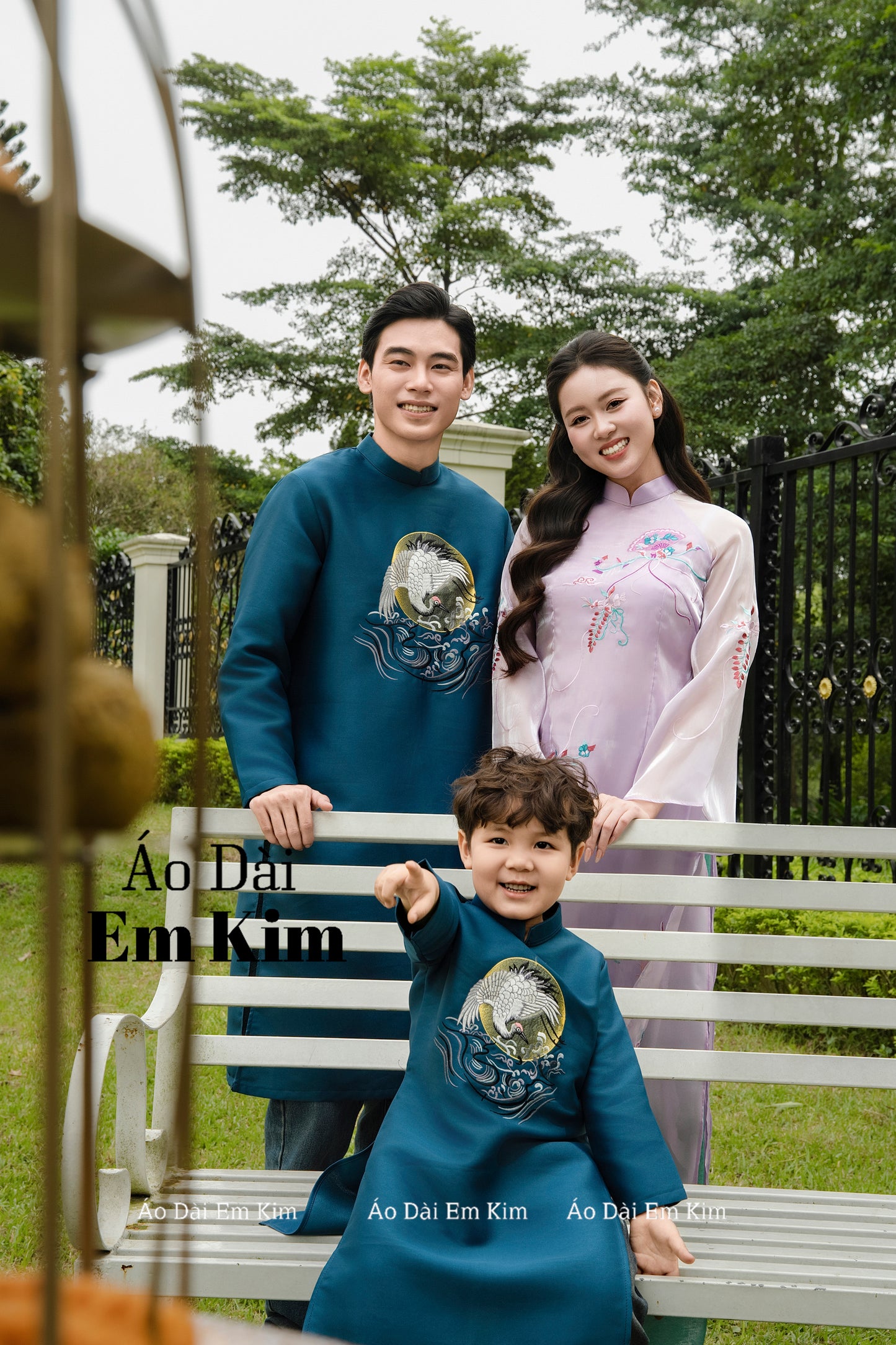 Purple Mommy and Girl Ao Dai to ong | S-5XL| GD63a