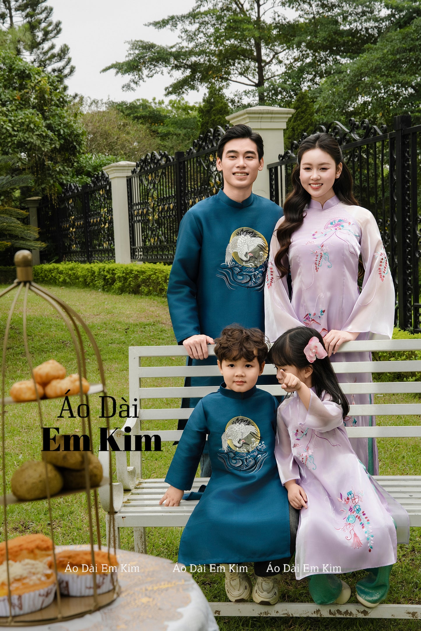 Purple Mommy and Girl Ao Dai to ong | S-5XL| GD63a