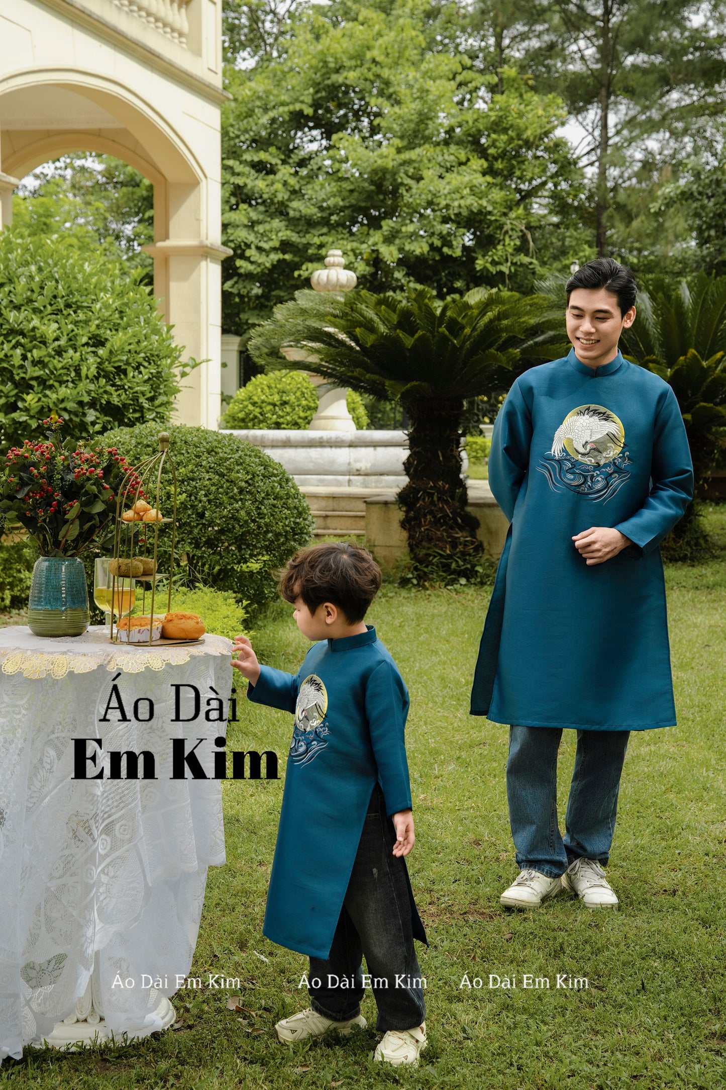 Purple Mommy and Girl Ao Dai to ong | S-5XL| GD63a