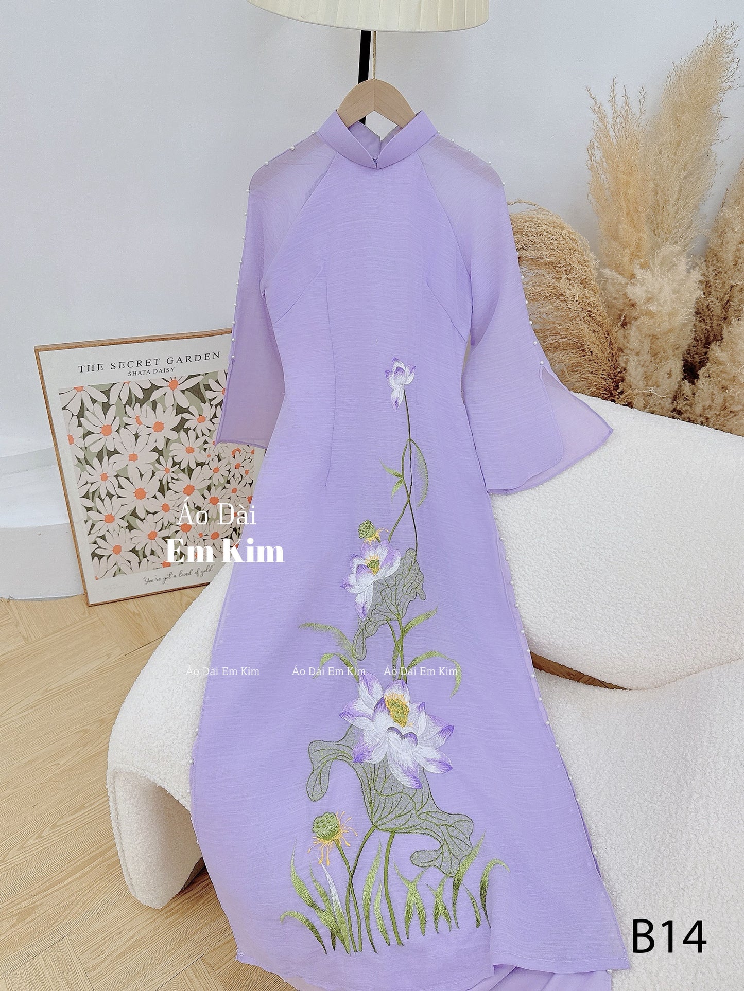 Sen purple Ao Dai Cach Tan |B14